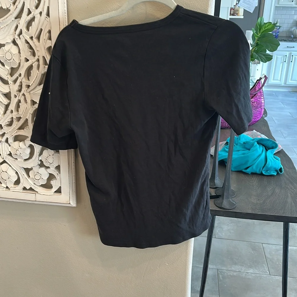 Jcrew Black Short Sleeve T-Shirt - Picture 3 of 3